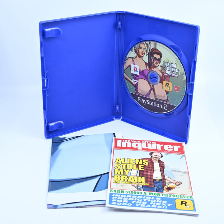 Grand Theft Auto: Vice City Stories - Playstation 2 / PS2 Game + Manual + Map