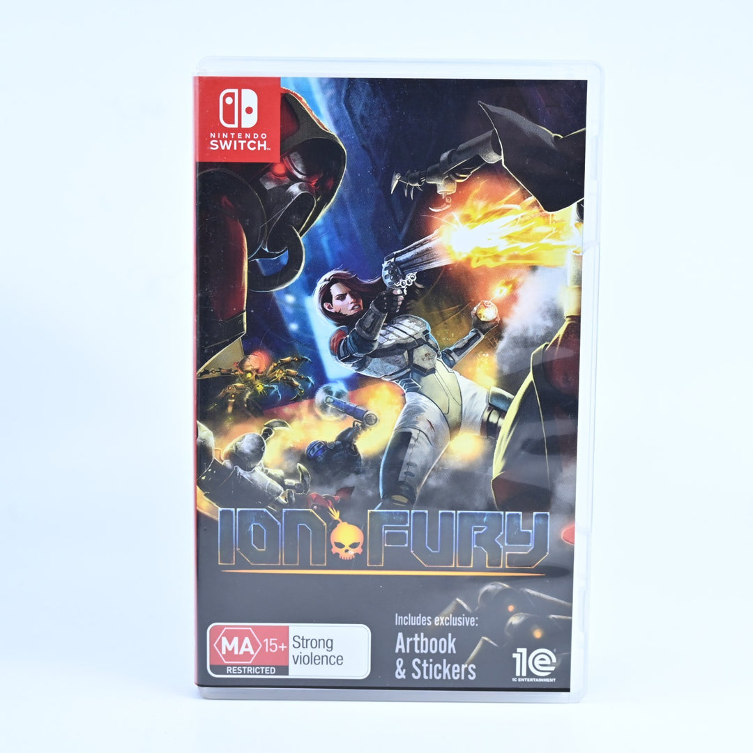 Ion Fury + Stickers & Artbook - Nintendo Switch Game - FREE POST!