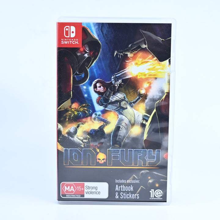 Ion Fury + Stickers & Artbook - Nintendo Switch Game - FREE POST!