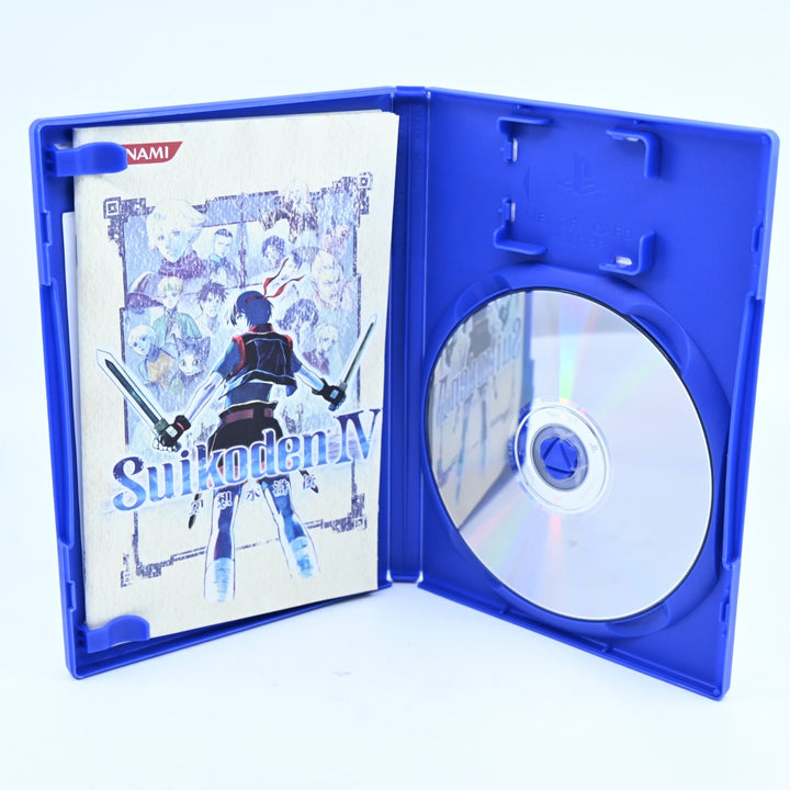 Suikoden IV - Sony Playstation 2 / PS2 Game + Manual - PAL - MINT DISC!