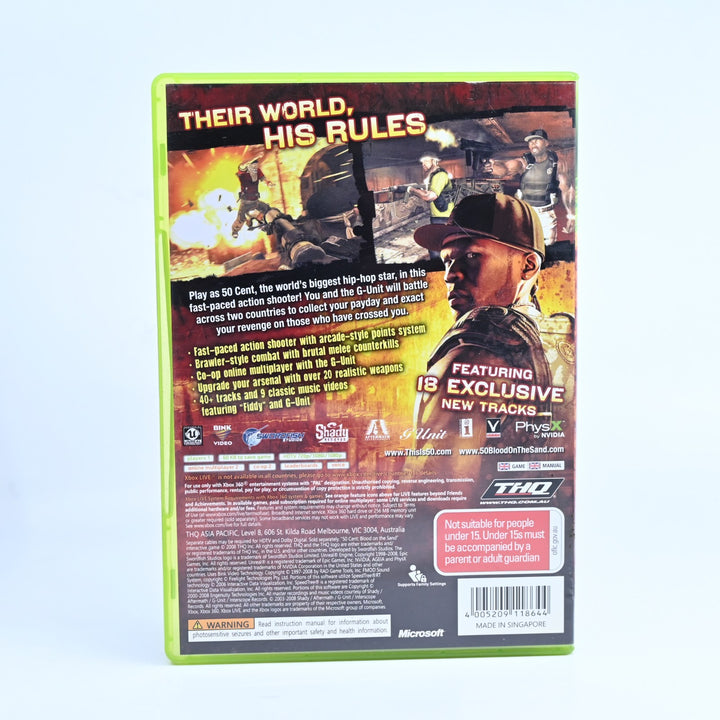 50 Cent: Blood on The Sand - Xbox 360 Game + Manual - PAL - MINT DISC!