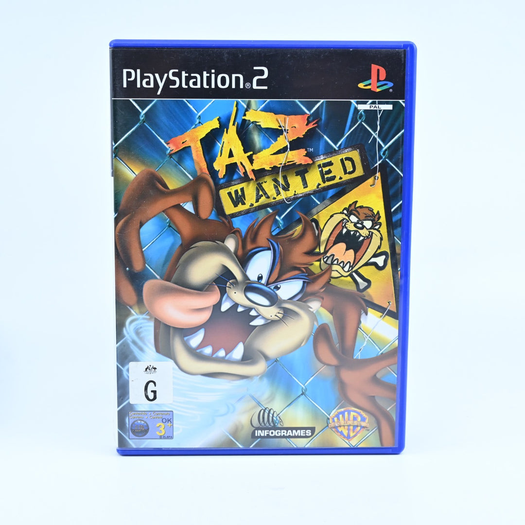 Taz Wanted - Sony Playstation 2 / PS2 Game + Manual - PAL - MINT DISC!