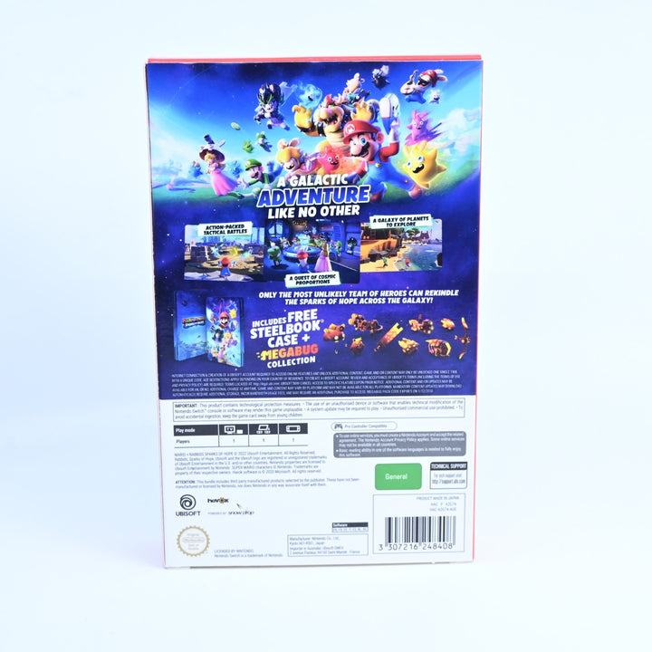 Mario + Rabbids: Sparks of Hope - Steelbook Edition - Nintendo Switch Game