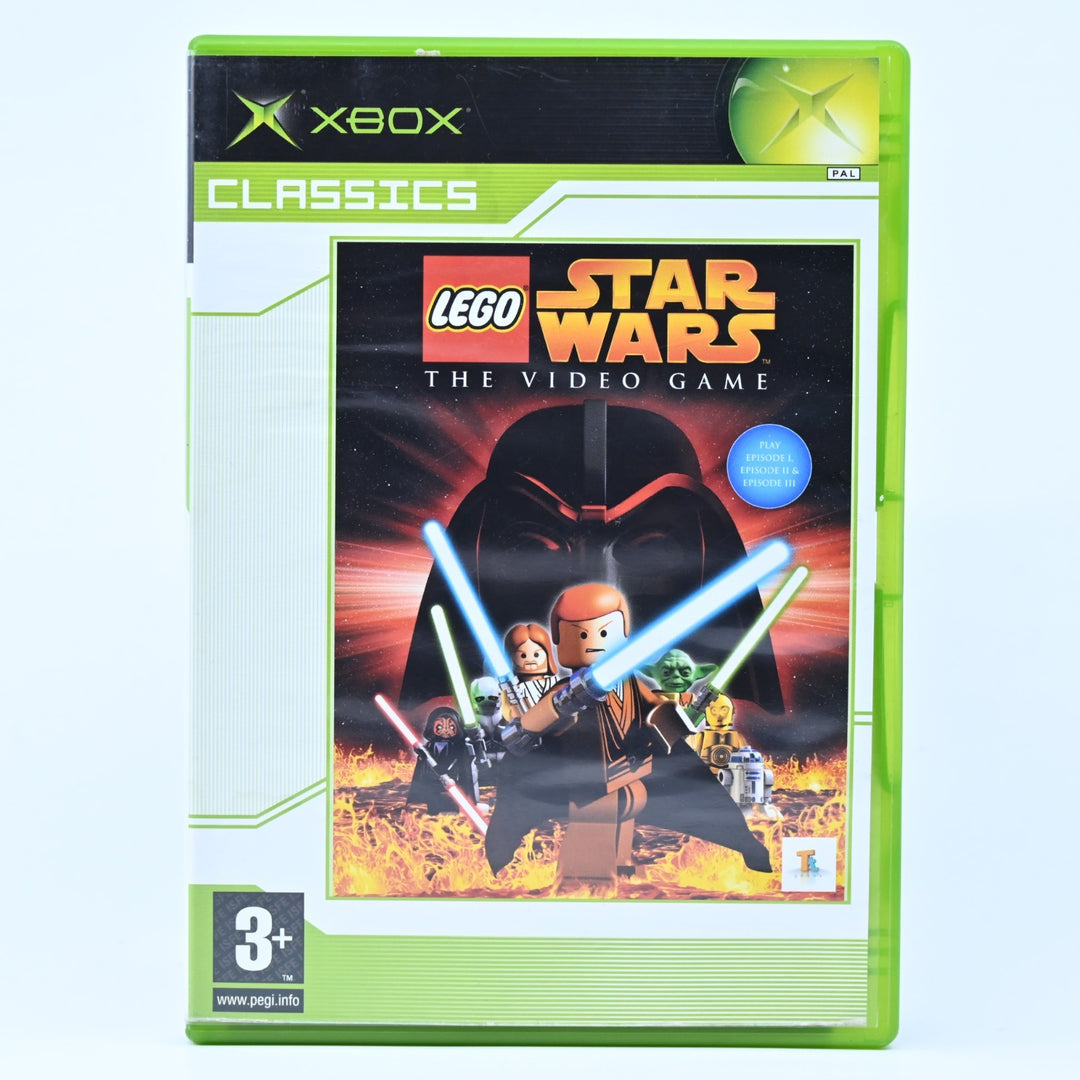 LEGO Star Wars: The Video Game - Original Xbox Game + Manual - PAL - MINT DISC!