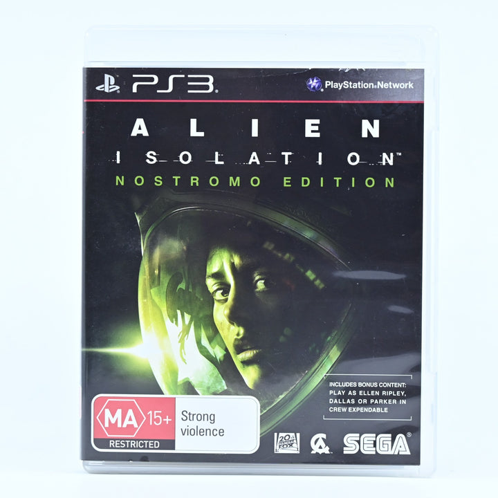 Alien Isolation: Nostromo Edition - Sony Playstation 3 / PS3 Game + Manual