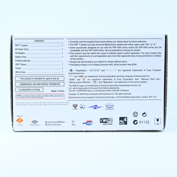 SEALED! Hannah Montana Rock Out the Show - Sony PSP Boxed Console - AUS PAL