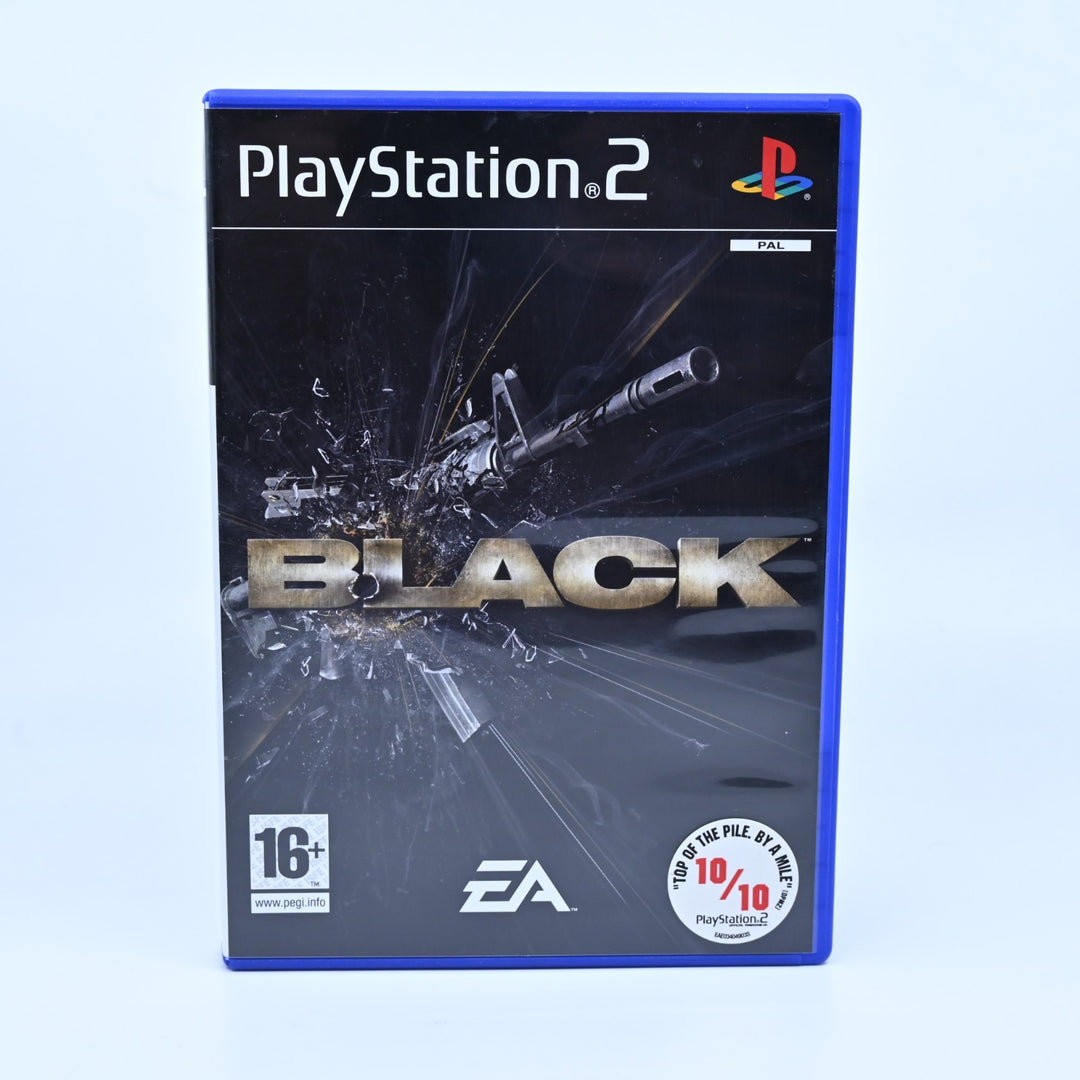 Black - Sony Playstation 2 / PS2 Game + Manual - PAL - NEAR MINT DISC!