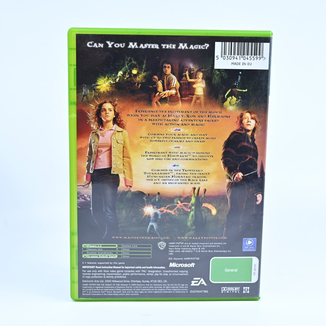 Harry Potter and the Goblet of Fire - Original Xbox Game - No Manual - MINT DISC