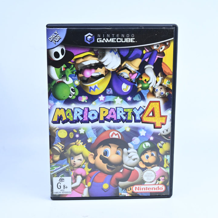 Mario Party 4 - Nintendo Gamecube Game + Manual - PAL - FREE POST!