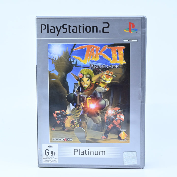 Jak II 2: Renegade - Sony Playstation 2 / PS2 Game + Manual - PAL - MINT DISC