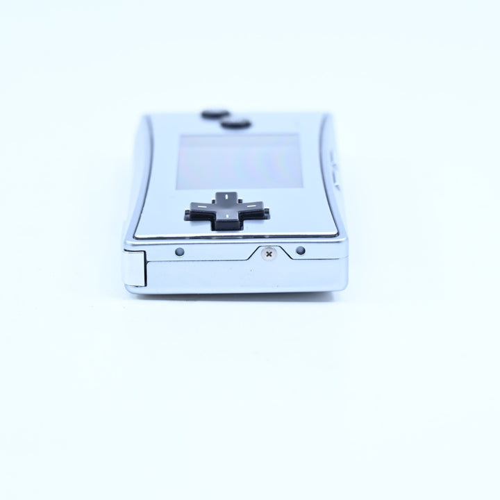OXY-001 Silver - Nintendo Gameboy Micro Boxed Console - FREE POST!