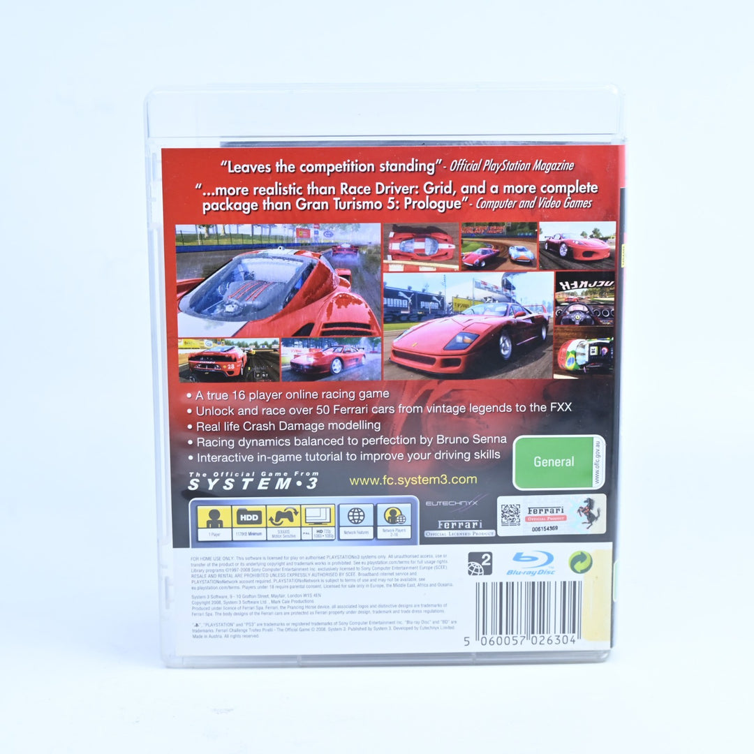 Ferrari Challenge - Sony Playstation 3 / PS3 Game + Manual - FREE POST!
