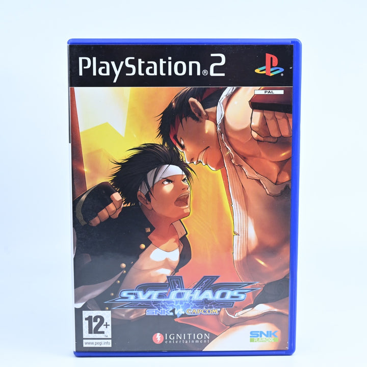 SNK vs Capcom : SVC Chaos - Sony Playstation 2 / PS2 Game + Manual - PAL