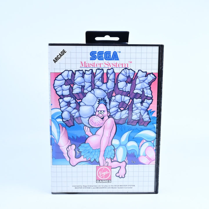 Chuck Rock - Sega Master System Game - No Manual - PAL - FREE POST!