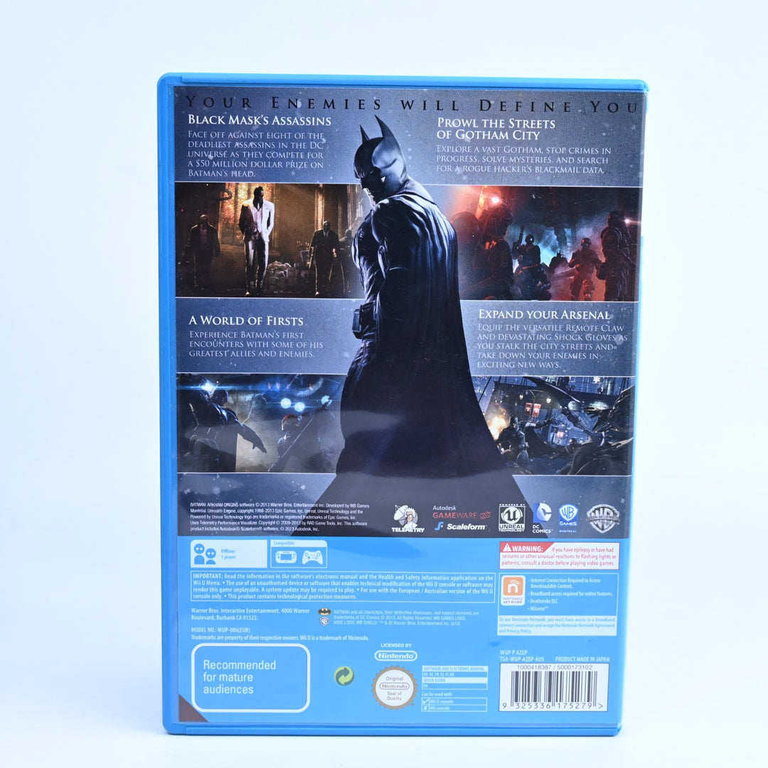 Batman: Arkham Origins - Nintendo Wii U Game - PAL - FREE POST!