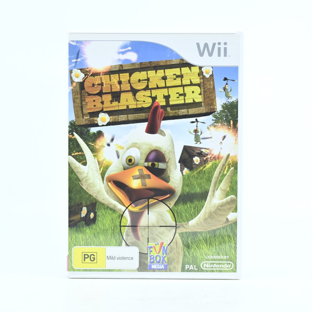 Chicken Blaster - Nintendo Wii Game + Manual - PAL - MINT DISC!
