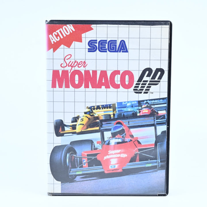 Super Monaco GP - Sega Master System Game + Manual - PAL - FREE POST!