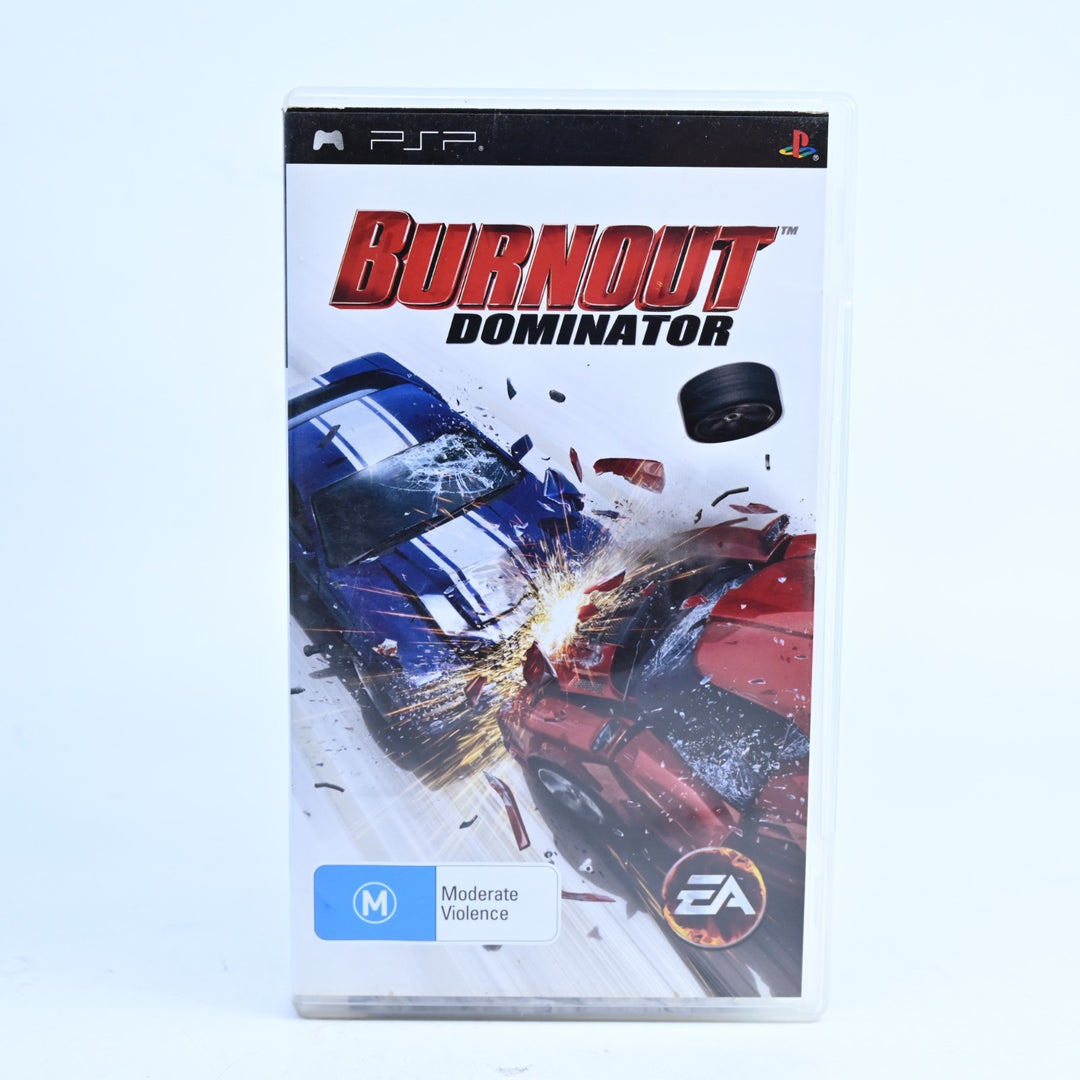 Burnout Dominator - Sony PSP Game + Manual - FREE POST!