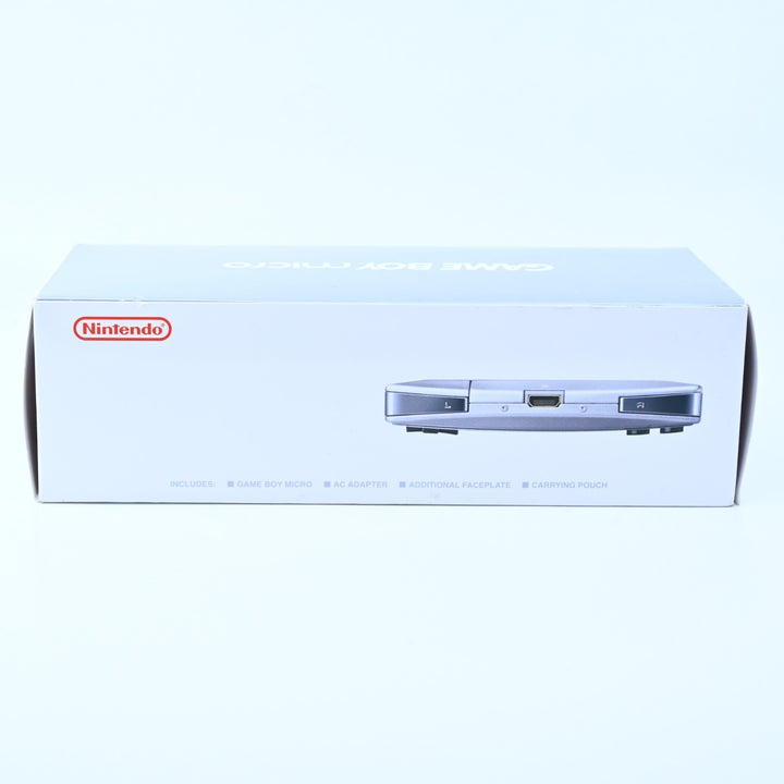 UNUSED! Silver Gameboy Micro - Nintendo Gameboy Micro Boxed Console