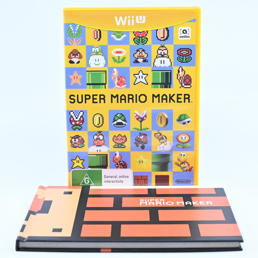 Super Mario Maker with Artbook - Nintendo Wii U Game - PAL - FREE POST!