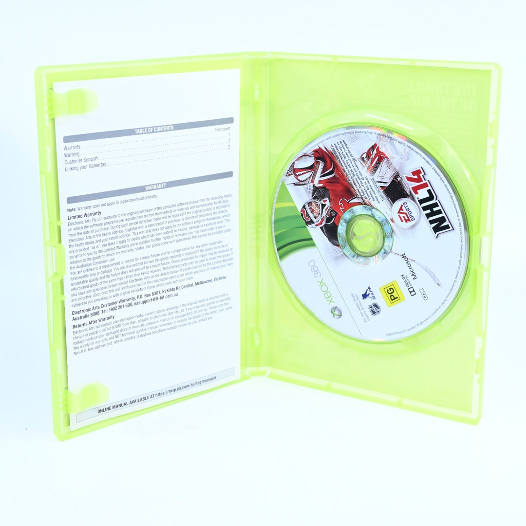 NHL 14 - Xbox 360 Game - No Manual - PAL - MINT DISC!