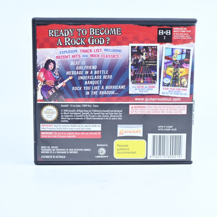 Guitar Rock Tour - Nintendo DS Game - PAL + Manual - FREE POST!