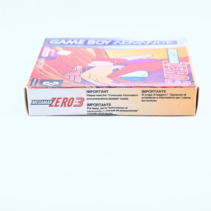Mega Man Zero 3 - Nintendo Gameboy Advance / GBA Boxed Game - PAL