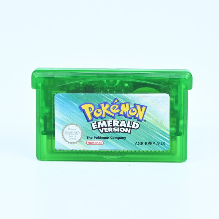 Pokemon Emerald Version - GBA Boxed Game - PAL - FREE POST! ORIGINAL BAGGIE!