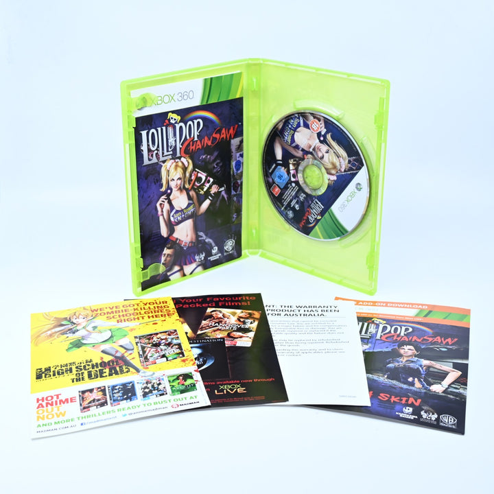 Lollipop Chainsaw - Xbox 360 Game + Manual - PAL