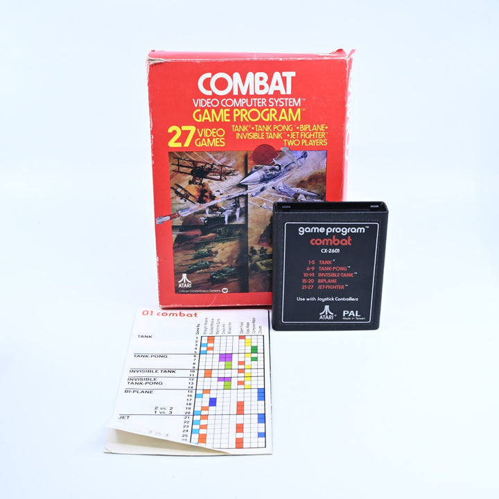 Combat - Atari 2600 Boxed Game + Manual - PAL - FREE POST!
