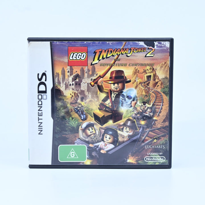 LEGO Indiana Jones 2: The Adventure Continues - Nintendo DS Game - PAL + Manual