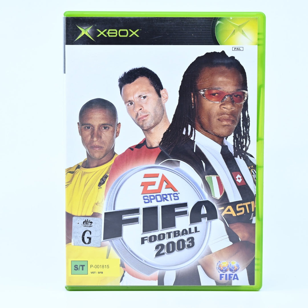 EA Sports: FIFA Football 2003 - Original Xbox Game + Manual - PAL - MINT DISC!