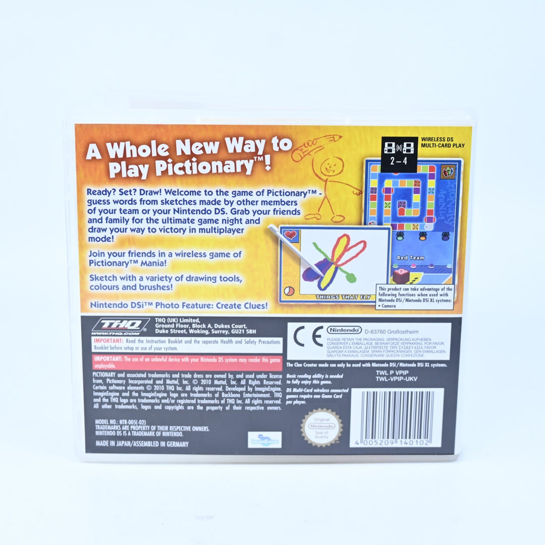 Pictionary DS - Nintendo DS Game - PAL + Manual - FREE POST!