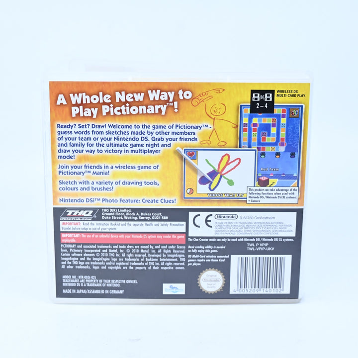 Pictionary DS - Nintendo DS Game - PAL + Manual - FREE POST!