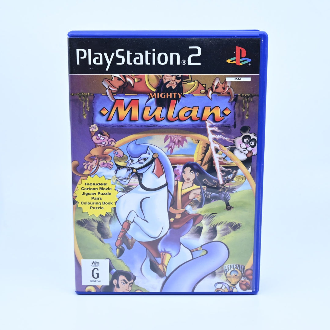 Mighty Mulan - Sony Playstation 2 / PS2 Game + Manual - PAL - MINT DISC!