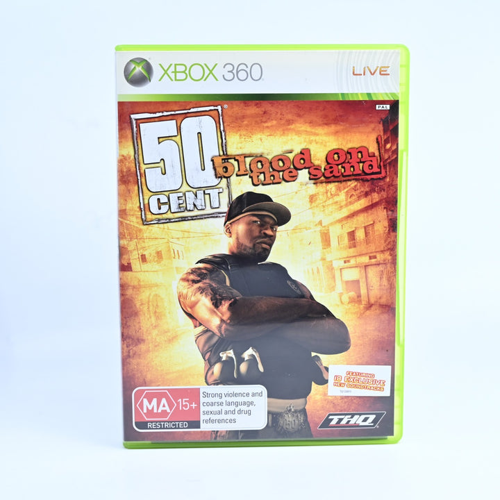 50 Cent: Blood on The Sand - Xbox 360 Game + Manual - PAL - MINT DISC!