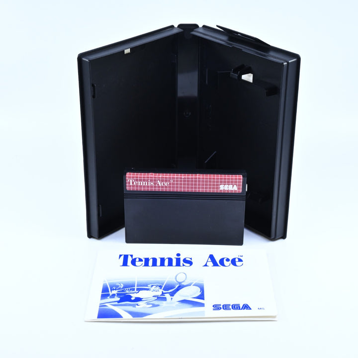 Tennis Ace - Sega Master System Game + Manual - PAL - FREE POST!
