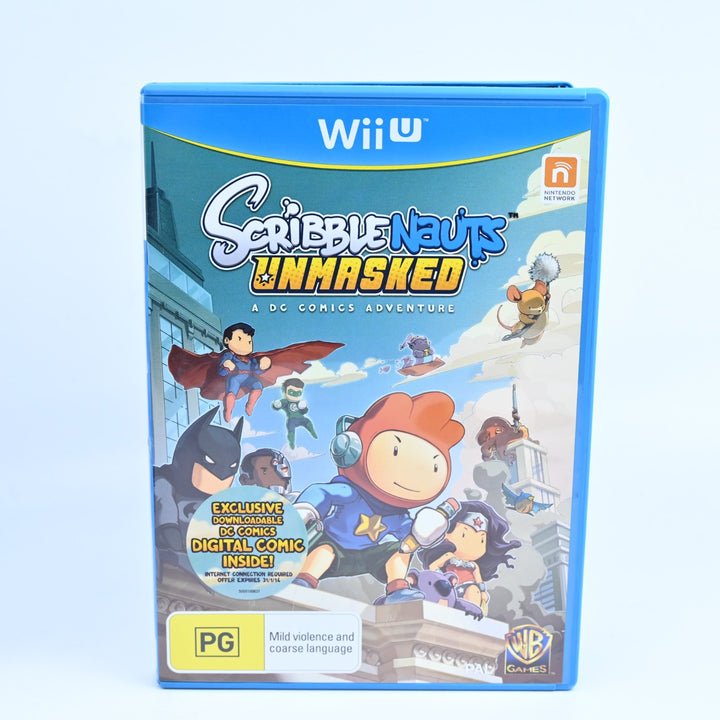 Scribblenauts Unmasked - Nintendo Wii U Game - PAL - FREE POST!