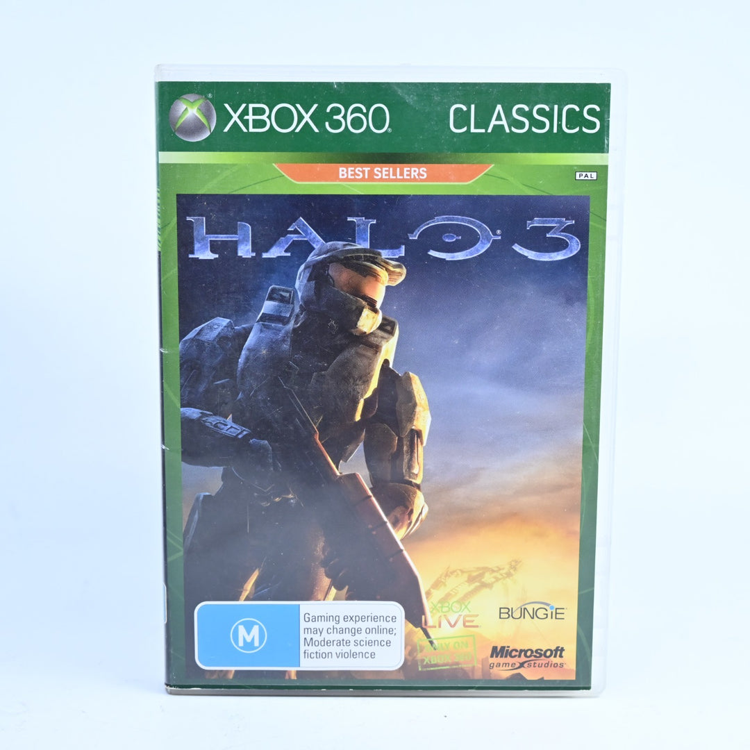 Halo 3 - Xbox 360 Game + Manual - PAL - MINT DISC!
