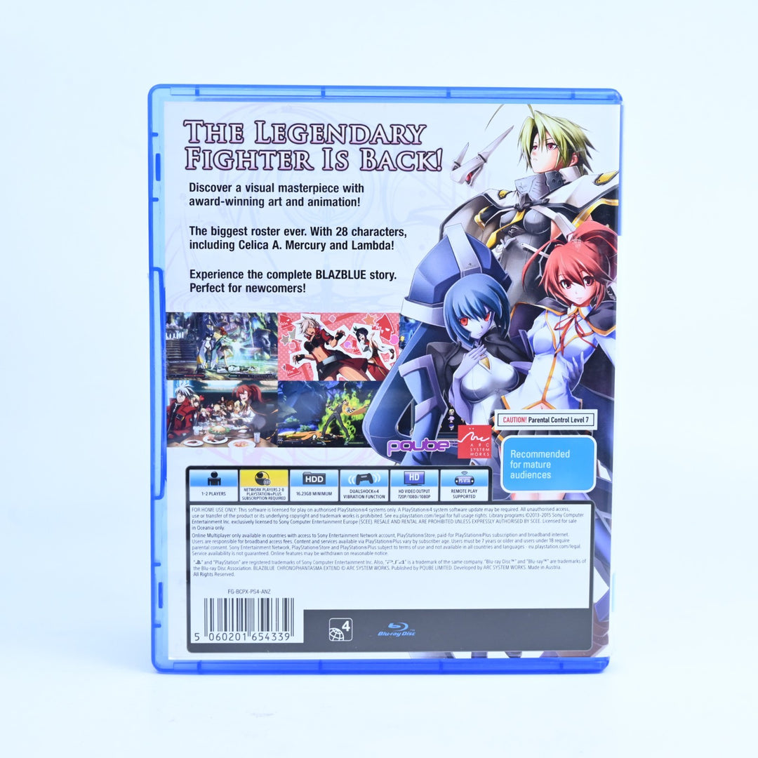 BlazBlue Chronophantasma Extend - Sony Playstation 4 / PS4 Game - FREE POST!
