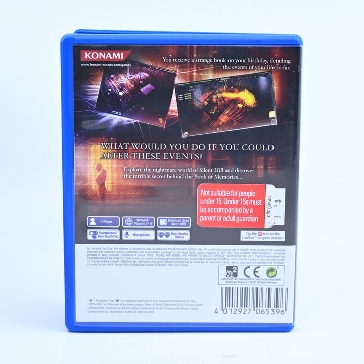 Silent Hill: Book of Memories - Sony PS Vita Game - No Manual - FREE POST!
