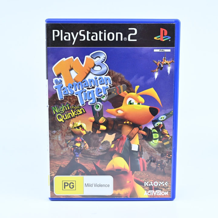 Ty the Tasmanian Tiger 3 Night of the Quinkan - Sony Playstation 2 / PS2 Game