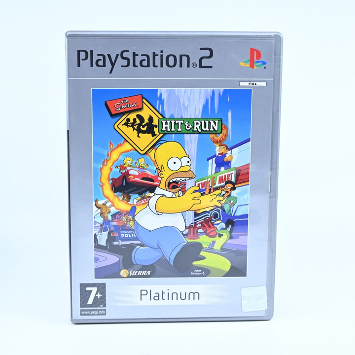 The Simpsons Hit & Run - Sony Playstation 2 / PS2 Game + Manual - PAL