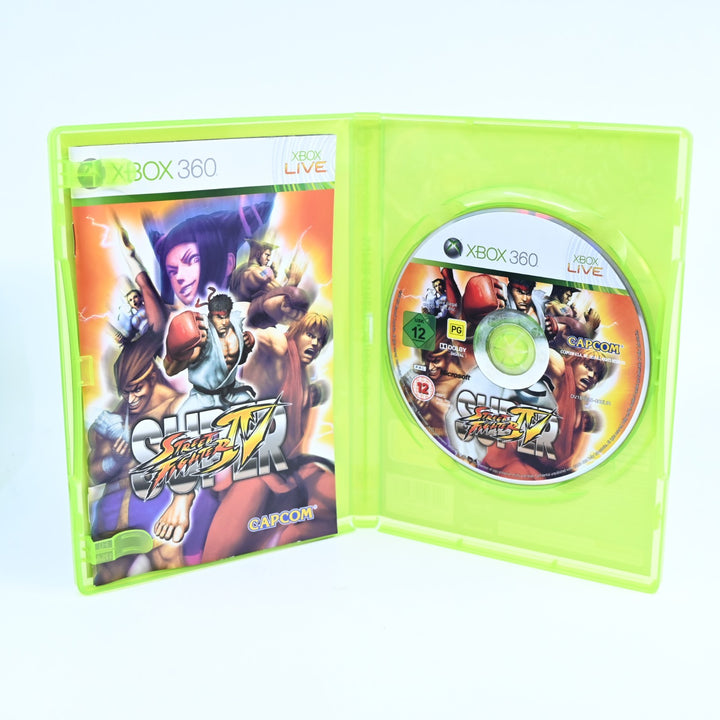 Super Street Fighter IV 4 - Xbox 360 Game + Manual - PAL - MINT DISC!