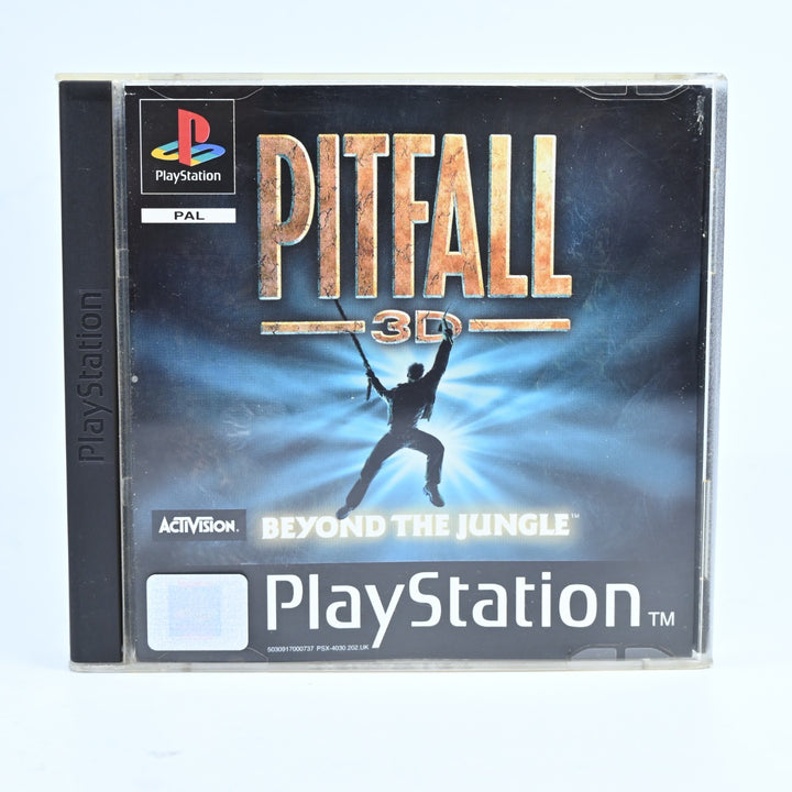 Pitfall 3D: Beyond The Jungle - Sony Playstation 1 / PS1 Game + Manual - PAL