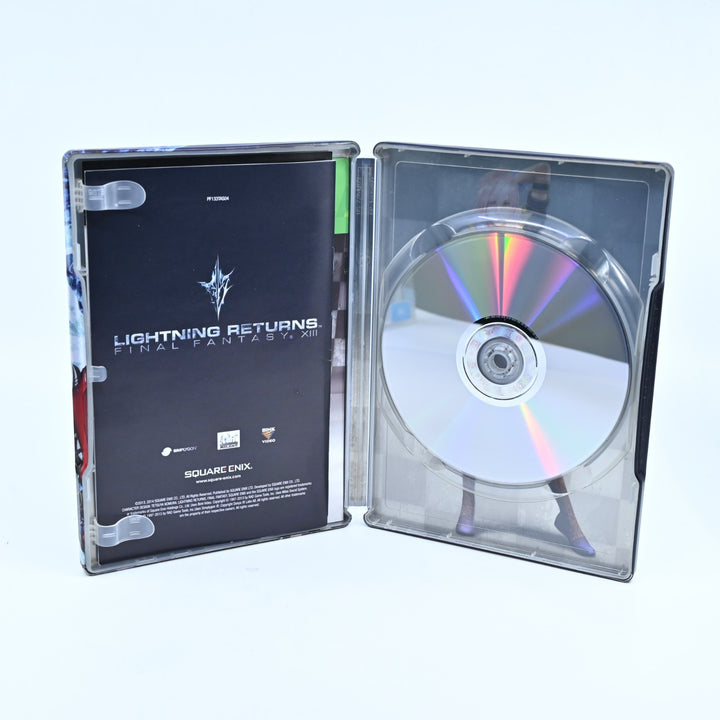 Final Fantasy XIII Lightning Returns Steelbook - Xbox 360 Game + Manual - PAL
