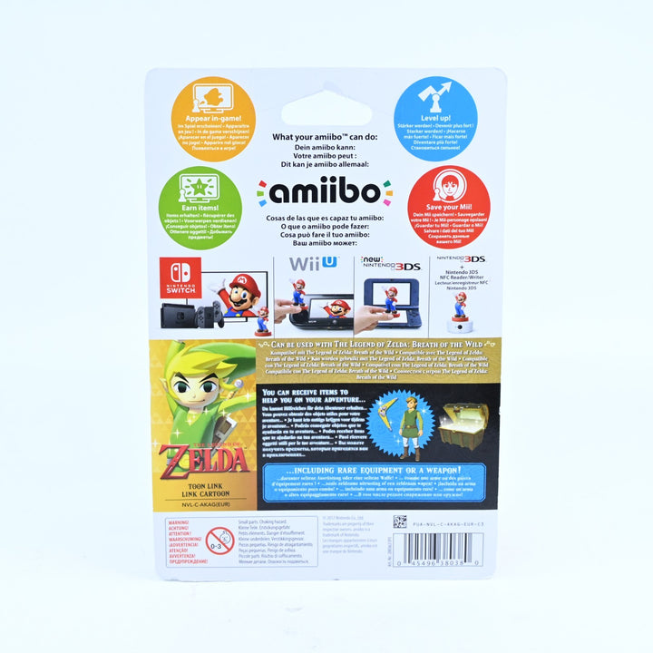 SEALED! Toon Link Amiibo - The Legend of Zelda: The Wind Waker - Toy