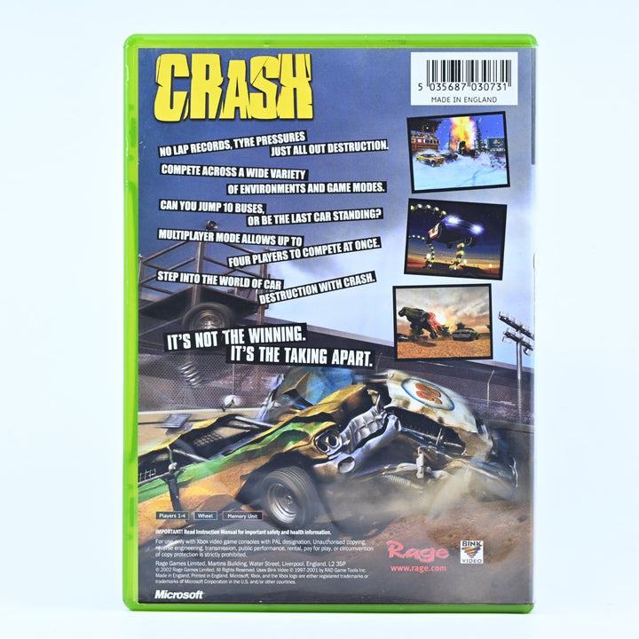 Crash - Original Xbox Game + Manual - PAL - MINT DISC! Make offers