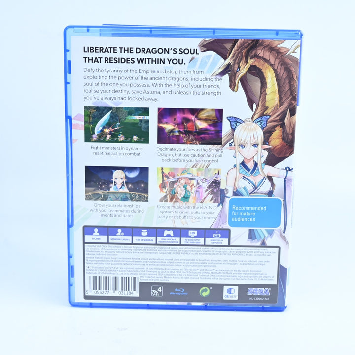 Shining Resonance - Sony Playstation 4 / PS4 Game - FREE POST!