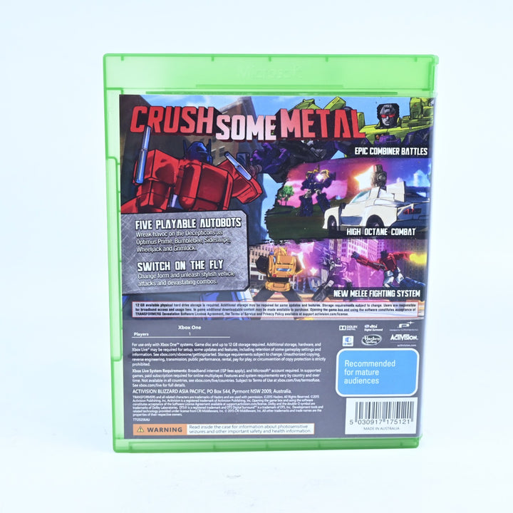 Transformers Devastation - Xbox One Game - PAL - FREE POST!